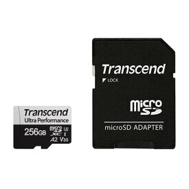 【最大3000円OFFクーポン配布中】microSDXCカード Transcend 256GB Class10 UHS-I U3 A2 V30 ゲーミングカード SDカード変換アダプタ付 TS256GUSD340S【ネコポス対応】