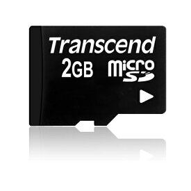 【最大2000円OFFクーポン配布中】Transcend microSDメモリカード 2GB TS2GUSDC【ネコポス対応】