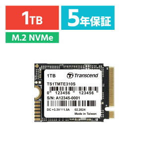 yő2000~OFFN[|zzzSSD M.2 1TB NVMe PCIe Gen4×4 Type 2230  Read 5000MB/s SLCLbV MTE310S Transcend TS1TMTE310S