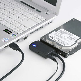 【訳あり 新品】SATA-USB3.0変換ケーブル HDD＆SSD対応 USB-CVIDE3 サンワサプライ ※箱にキズ、汚れあり
