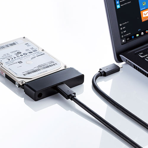サンワサプライ USB-CVIDE7 訳あり 2020 新作 新品 完全送料無料 ※箱にキズ Gen2変換ケーブル 汚れあり SATA-USB3.1