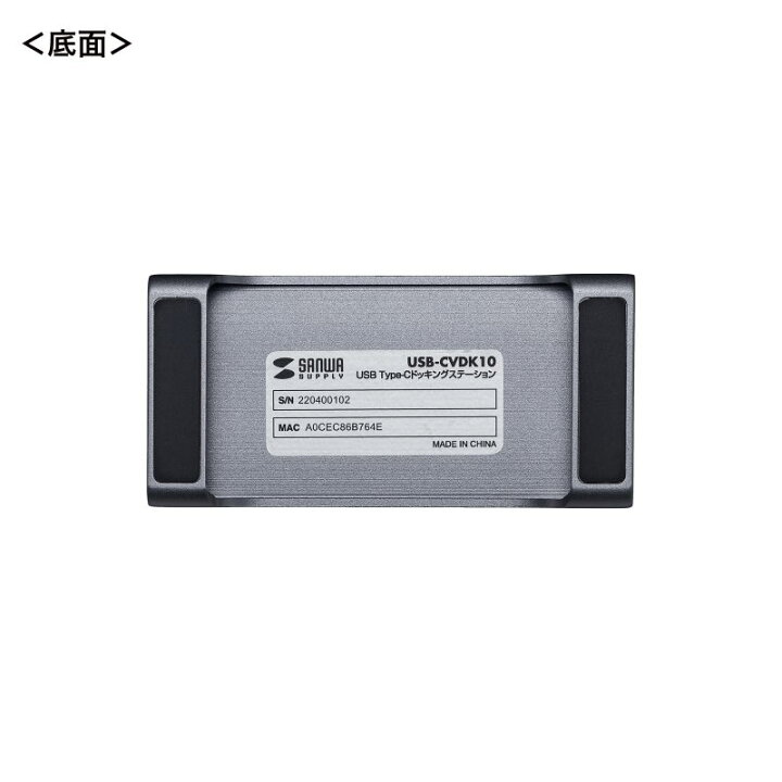 楽天市場】USB Type-Cドッキングステーション 4K×3画面出力 USB PD対応 