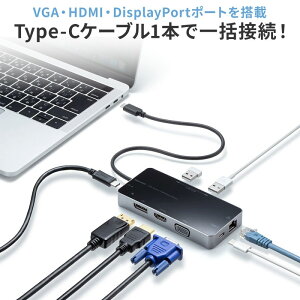 yő2000~OFFN[|zzzy󂠂 VizUSB Type-C hbLOXe[V VGA HDMI DisplayPort LAN|[g USB-DKM2BK TTvC ɃLYAꂠ