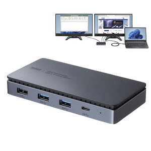 hbLOXe[V USB Type-C HDMI2 LAN 4K/60Hz PD100WΉ ʏo PD[d u USB-CVDK17 TTvC