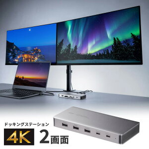 �y�ő�777�~OFF�N�[�|���z�z���z�h�b�L���O�X�e�[�V���� 2��� 4K 10-in-1 USB-C�ڑ� PD100W�[�d HDMI×2 USB-A×5 USB-C×2 �����u���^ �V���o�[ USB-CVDK21 �T�����T�v���C