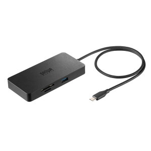 yő1200~OFFN[|zzzType-C hbLOXe[V nu 2ʏo 7-in-1 Type-Cj^[Ή 4K/60Hz 8KΉ HDMI PD[d USB3.0 5Gbps ubN USB-DKM5BKN TTvC