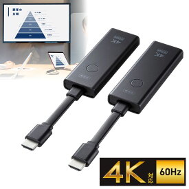 【最大1500円OFFクーポン配布中】【訳あり 新品】HDMIエクステンダー ワイヤレス 延長器 最大15m 4K 高画質 無線 送受信 受信機送信機セット 高音質 USB給電 挿すだけで使える VGA-EXWHD12 サンワサプライ ※箱にキズ、汚れあり