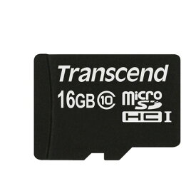 【最大3500円OFFクーポン配布中】Transcend トランセンド microSDHCカード 16GB class10 TS16GUSDHC10【ネコポス対応】