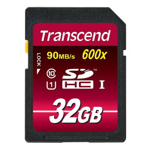 SDHC�J�[�h 32GB Class10 UHS-I�Ή� Ultimate Transcend�А� TS32GSDHC10U1 �ő�]�����x 90MB/s �y�l�R�|�X�Ή��z