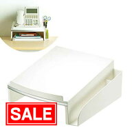 【スーパーSALE！限定価格】電話台 テレフォンスタンド 白 オフィス 卓上 机上 収納スタンド EEX-TLA03W