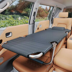 折りたたみ コット 折り畳み ベッド 車中泊 キャンプ 自動車 クッション 枕付き アウトドア ポータブル 軽量 組立不要 防水 通気性 持ち運び便利 BBQ 簡易収納 コンパクト