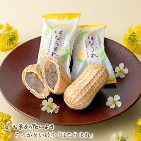【 母の日 ギフト スイーツ 】 らっかせい最中「はなうまれ」(10/16個入) | かわいい ピーナッツ ギフト 高級 お土産 落花生 千葉県産 もなか 最中 お菓子 和菓子 千葉 お取り寄せスイーツ プレゼント 個包装 退職 プチギフト お菓子 おしゃれ