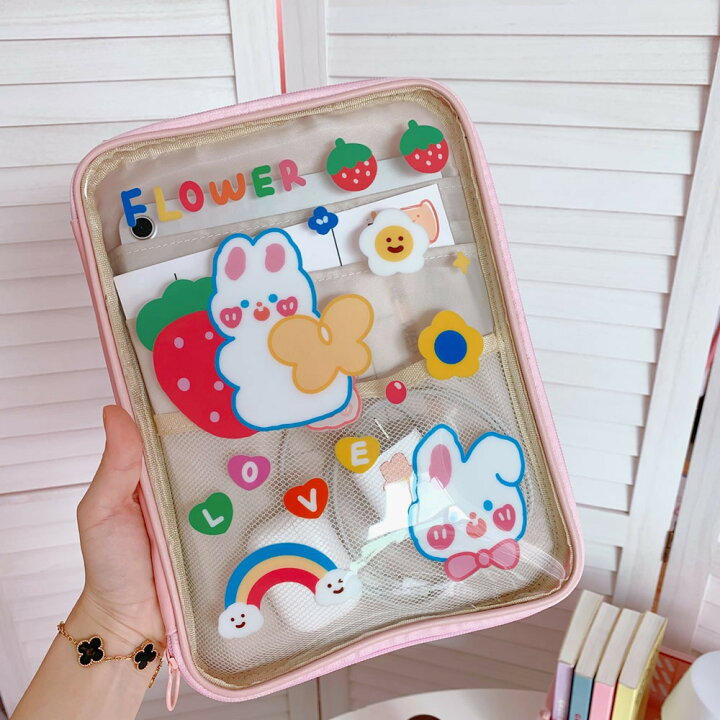 楽天市場】クリアタブレットケース うさぎ トラ 11インチ 10.5インチ 