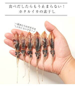珍味!富山のつまみ★ホタルイカ素干し◆
