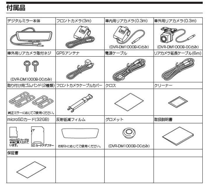 楽天市場】【DVR-DM1000B-IC】アルパイン ドライブレコーダー搭載10型 