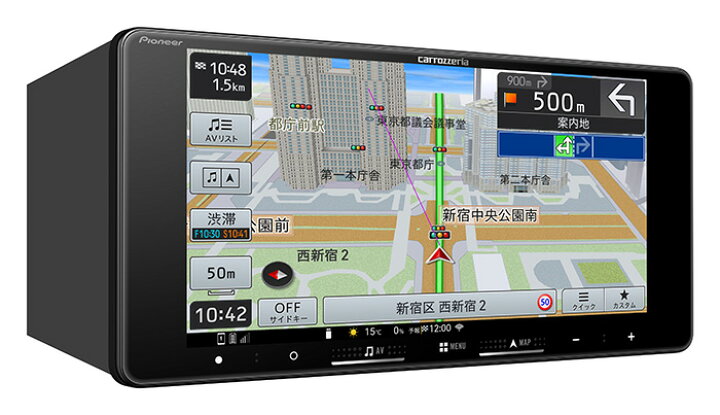 楽天市場】楽ナビ AVIC-RW822-D（200mmワイド）パイオニア 