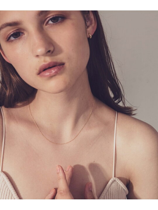 楽天市場】K18YG ミラーカットチェーン ネックレス ete エテ  