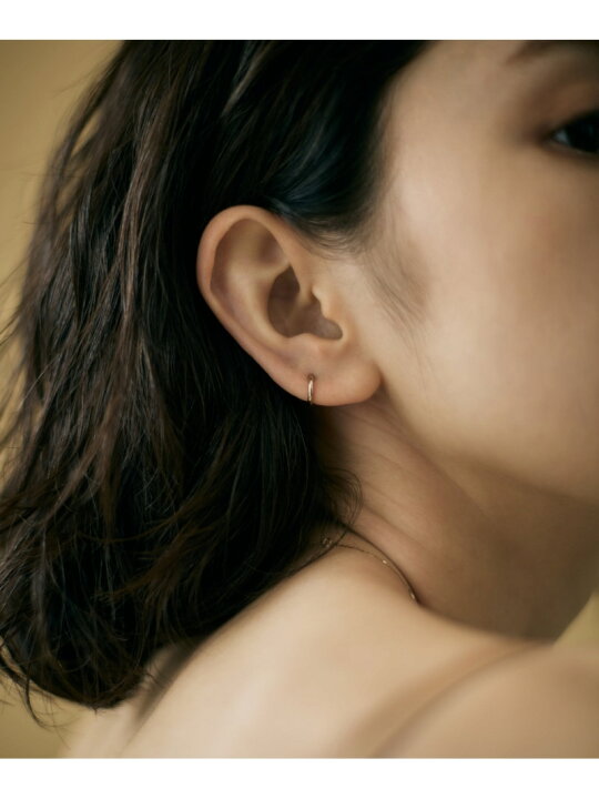 楽天市場】[トーン] K18RBG フープ ピアス スキニー S ete bijoux エテ 