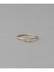 [レイヤード] K10YG ムーンストーン/ホワイトトパーズ リング ete エテ アクセサリー・腕時計 リング・指輪 イエロー【送料無料】[Rakuten Fashion]
