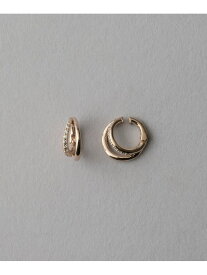 ビジュー ハグイヤリング ete エテ アクセサリー・腕時計 イヤリング・イヤーカフ イエロー ゴールド【送料無料】[Rakuten Fashion]