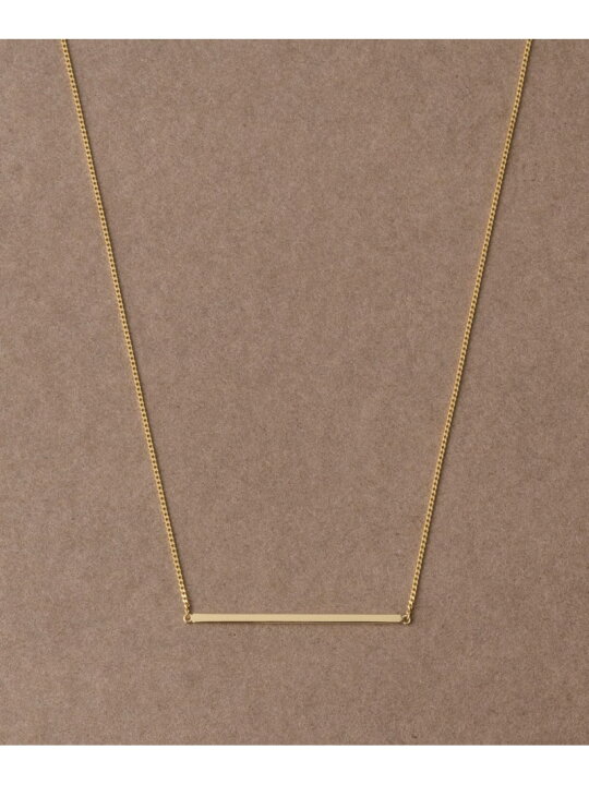 楽天市場】[ルーセント] K18YG プレート ネックレス ete bijoux エテ 