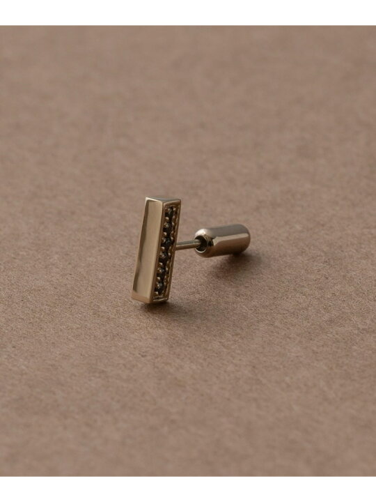 楽天市場】K18RBG SV925 ダイヤモンド バー ピアス ete bijoux エテ 