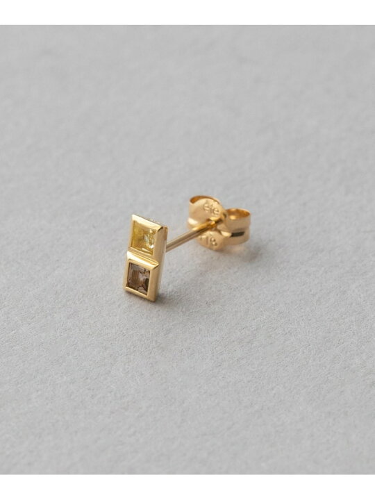 楽天市場】[レクラン] K18YG ナチュラルストーン ピアス ete エテ 