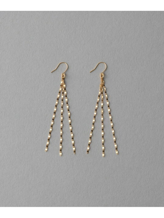 楽天市場】ペタルチェーン フリンジ ピアス ete エテ アクセサリー  