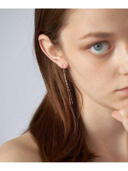 楽天市場】ペタルチェーン フリンジ ピアス ete エテ アクセサリー  