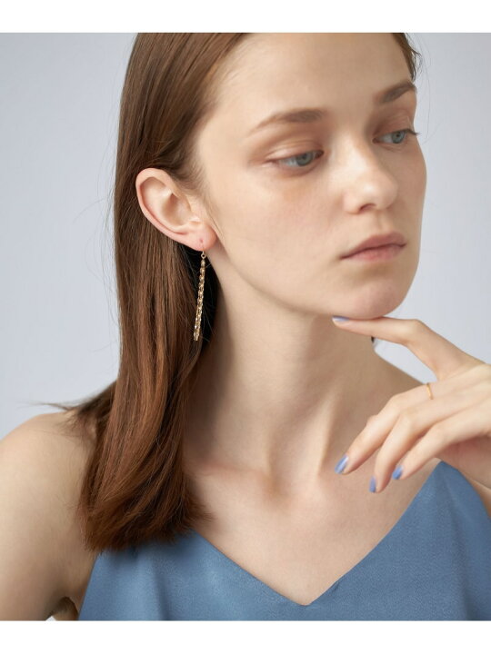 楽天市場】ペタルチェーン フリンジ ピアス ete エテ アクセサリー  