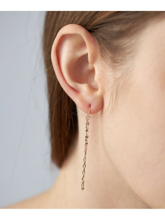 楽天市場】ペタルチェーン フリンジ ピアス ete エテ アクセサリー  