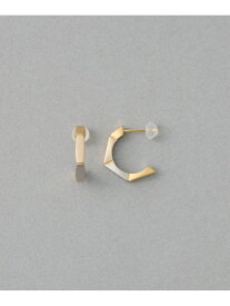 [トリカラー] ボクシー フープピアス ete エテ アクセサリー・腕時計 ピアス ゴールド【送料無料】[Rakuten Fashion]