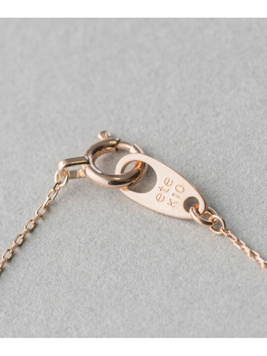 楽天市場】K10 レイヤー ダイヤモンド ネックレス ete エテ  