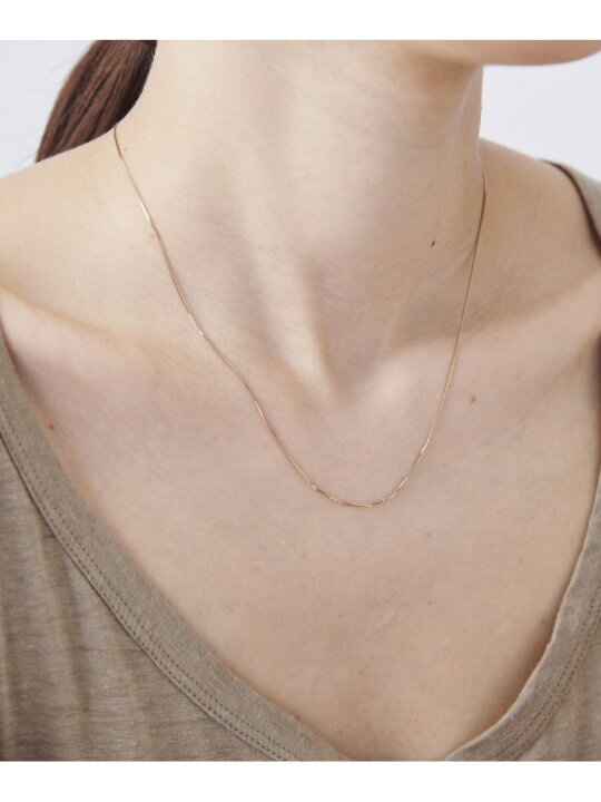 楽天市場】K18RBG トーン ベネチアンチェーン ネックレス ete bijoux 