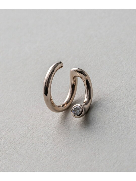 楽天市場】リグロウ 合成ダイヤモンド サークル イヤーカフ ete bijoux 