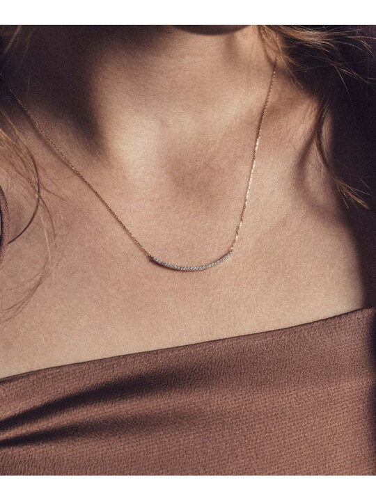 楽天市場】K18YG パーティクル バイカラー ネックレス ete bijoux エテ 