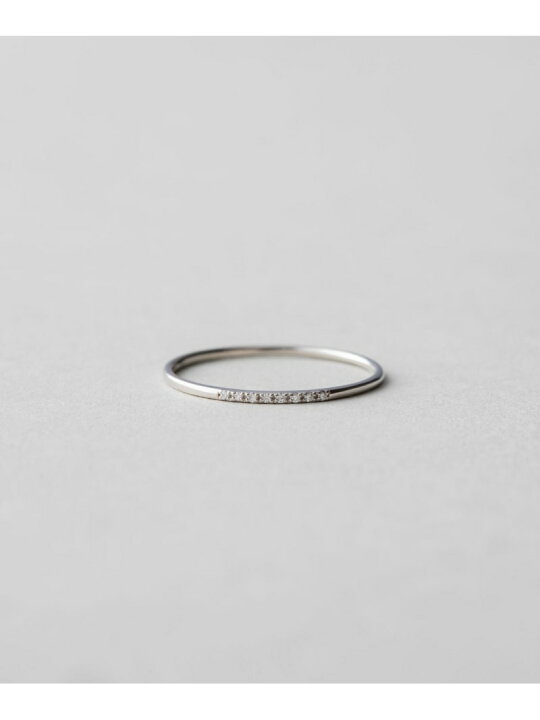 楽天市場】PT900 スキニー ダイヤモンド リング ete bijoux エテ 