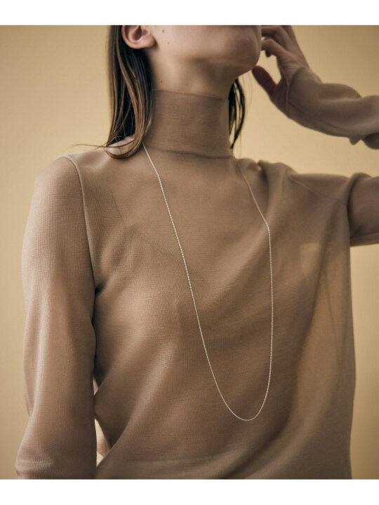 楽天市場】カーブチェーン ロング ネックレス ete bijoux エテ 