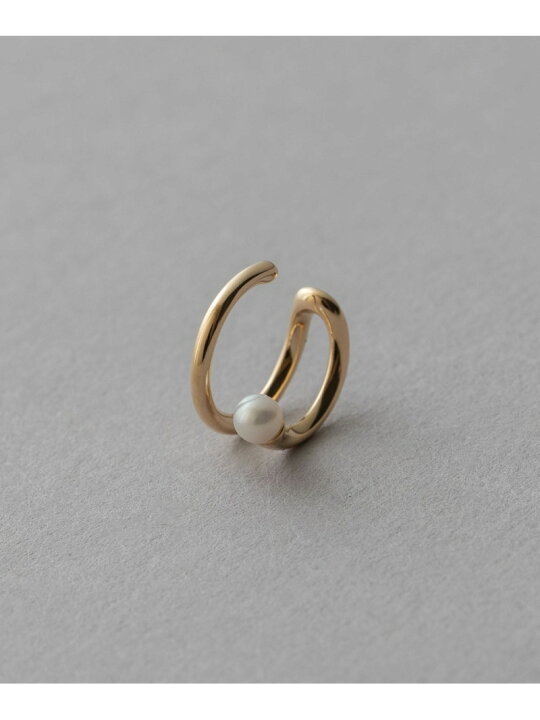 楽天市場】K10YG パール ピークカフ ete bijoux エテ アクセサリー 
