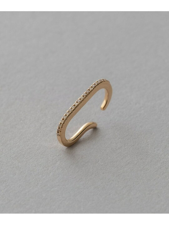 楽天市場】K10YG ブラウンダイヤモンド ライナーカフ ete bijoux エテ 