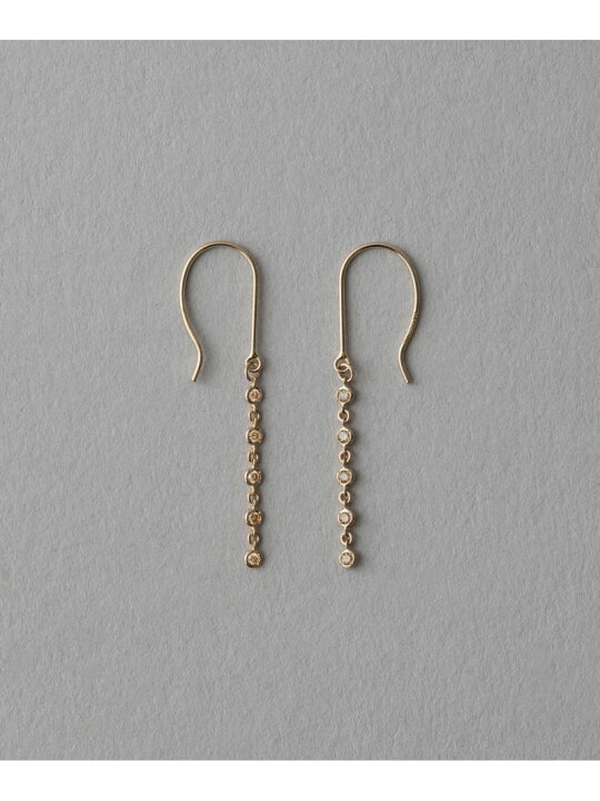 楽天市場】[トーン] K18RBG ブラウンダイヤモンド ピアス ete bijoux 