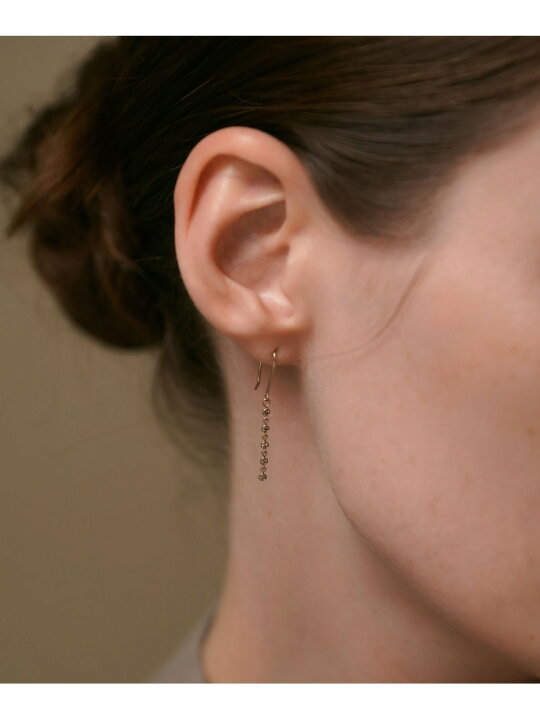 楽天市場】[トーン] K18RBG ブラウンダイヤモンド ピアス ete bijoux 