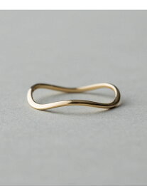 K10YG レイヤード ウェーヴ リング ete エテ アクセサリー・腕時計 リング・指輪 イエロー【送料無料】[Rakuten Fashion]