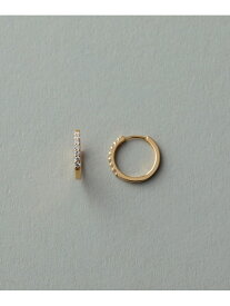 K18YG ダイヤモンド フープ ピアス ete エテ アクセサリー・腕時計 ピアス イエロー【送料無料】[Rakuten Fashion]