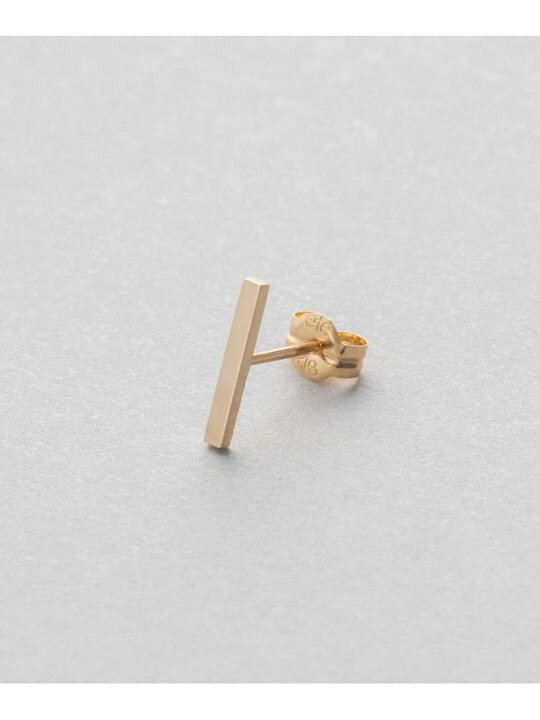 楽天市場】K10YG ピース バー ピアス ete エテ アクセサリー・腕時計 