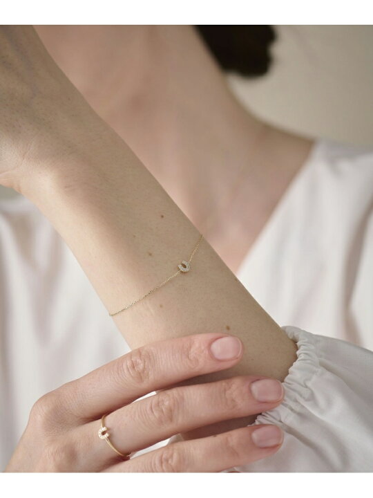 楽天市場】K10YG ダイヤモンド ホースシュー ブレスレット ete エテ  