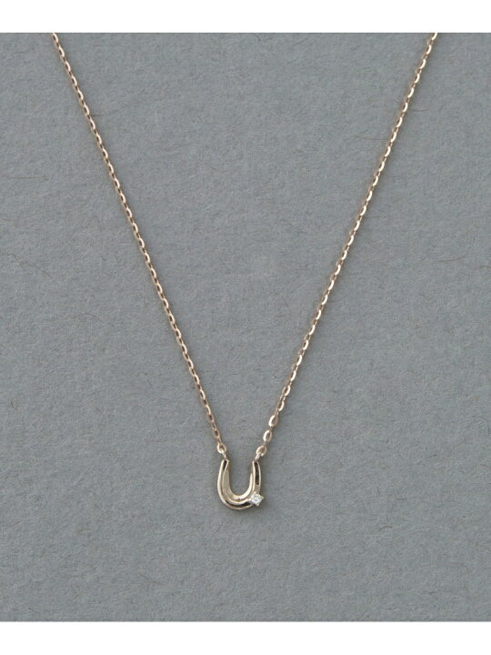 楽天市場】[シェア] K10MPG ダイヤモンド ホースシュー ネックレス ete  