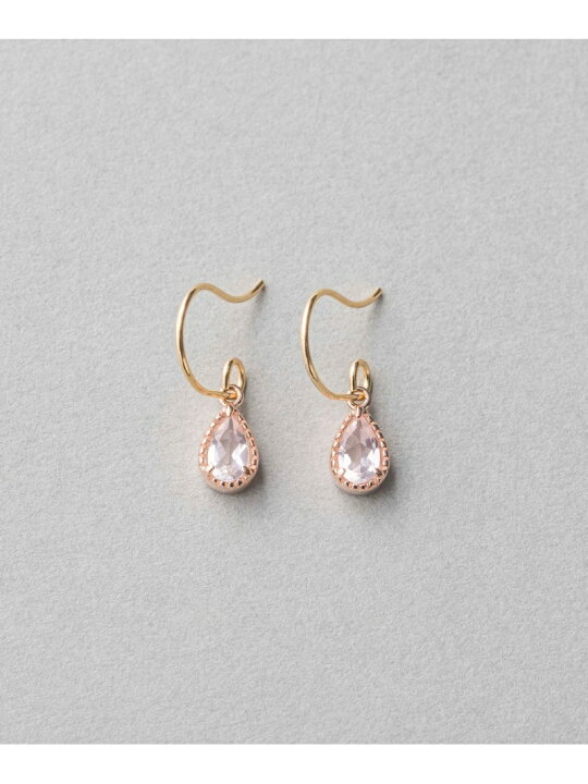 楽天市場】ナチュラルストーン ドロップ ピアス ete エテ アクセサリー 