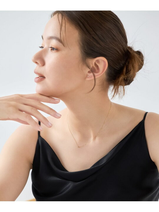 楽天市場】[レイヤー] K18YG プチ ネックレス ete エテ アクセサリー 