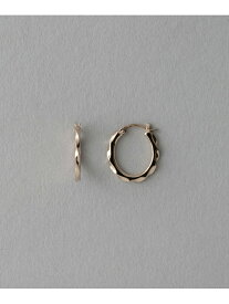 ツイスト フープピアス ete エテ アクセサリー・腕時計 ピアス イエロー ゴールド【送料無料】[Rakuten Fashion]